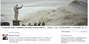 gruppo facebook cz verra spazzata dal mare