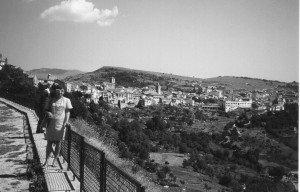 foto ricordo dal belvedere Ripa di Agnone1971