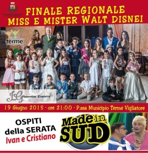Finale Miss e Mister Walt Disnei Sicily 2015