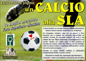 un calcio alla Sla