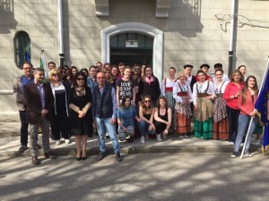 Foto di gruppo Ferrari e liceo francese