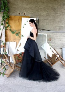 gaia-chiofalo-in-vestito-da-sposa-nero